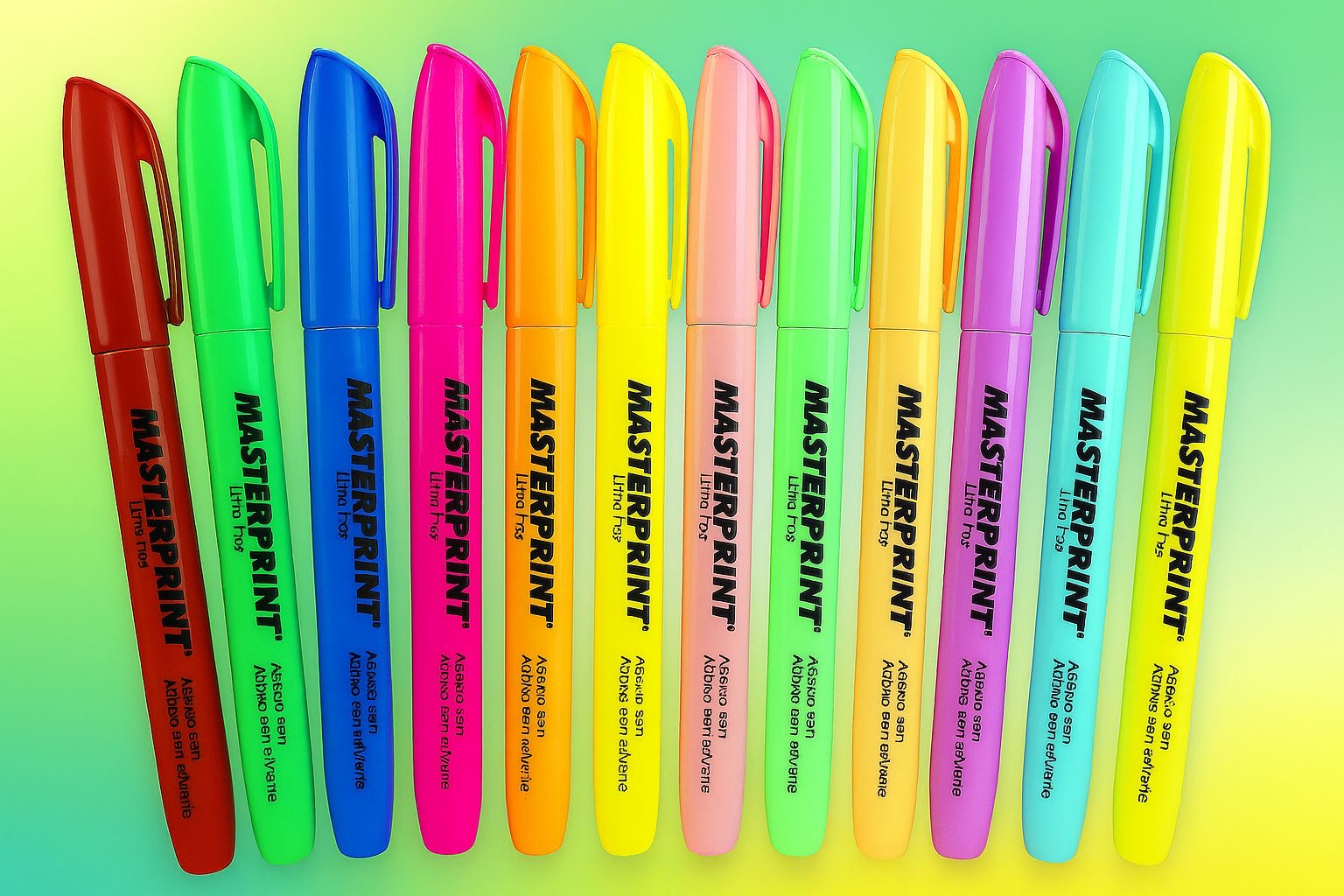 Kit marca texto neon/pastel