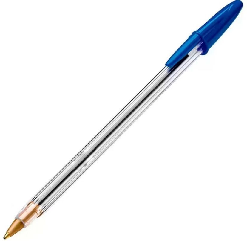 Caneta bic azul